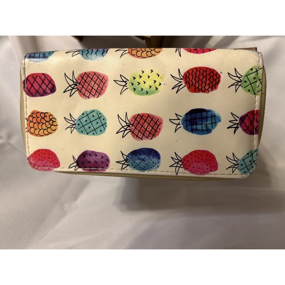 Pineapple Wallet‎ EUC tropical